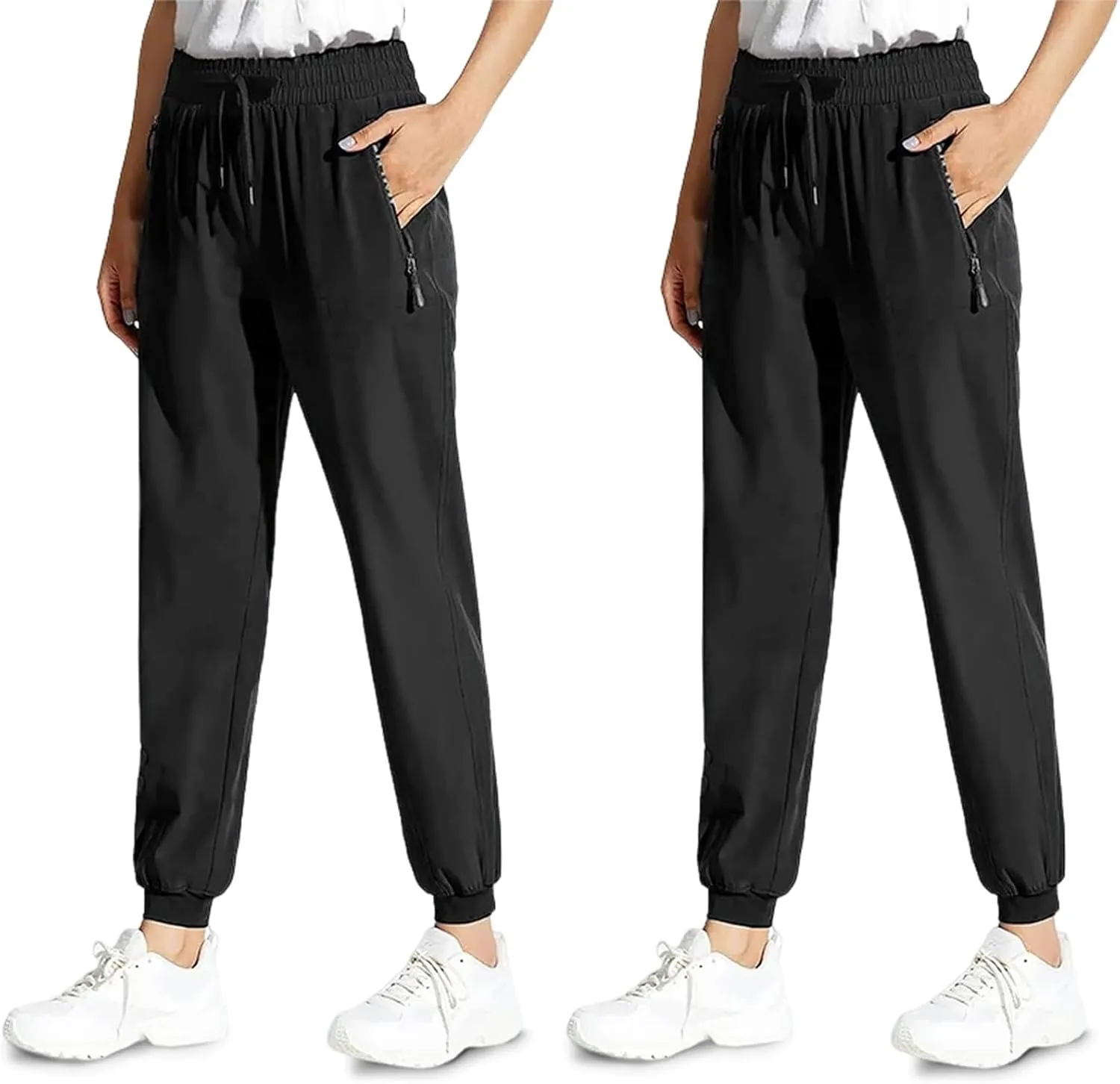 ComfysFit Women's Ultra Stretch Active Pants - Quick Drying High Waisted Yoga Workout Pants for Women