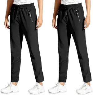 ComfysFit Women's Ultra Stretch Active Pants - Quick Drying High Waisted Yoga Workout Pants for Women
