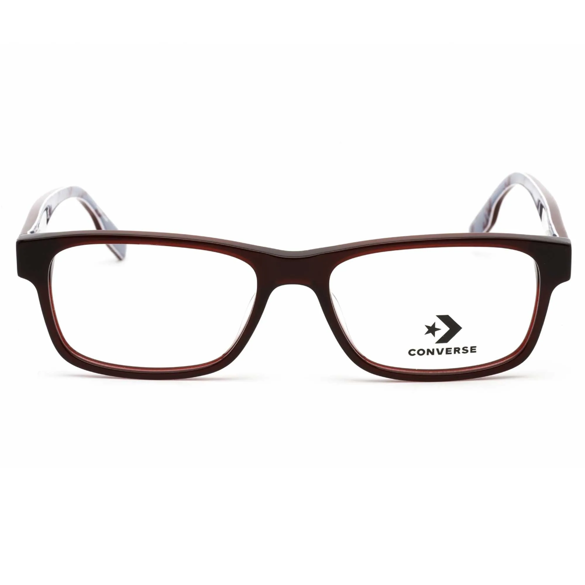Converse Men's Eyeglasses - Crystal Team Red Plastic Rectangular Frame | CV5001 610