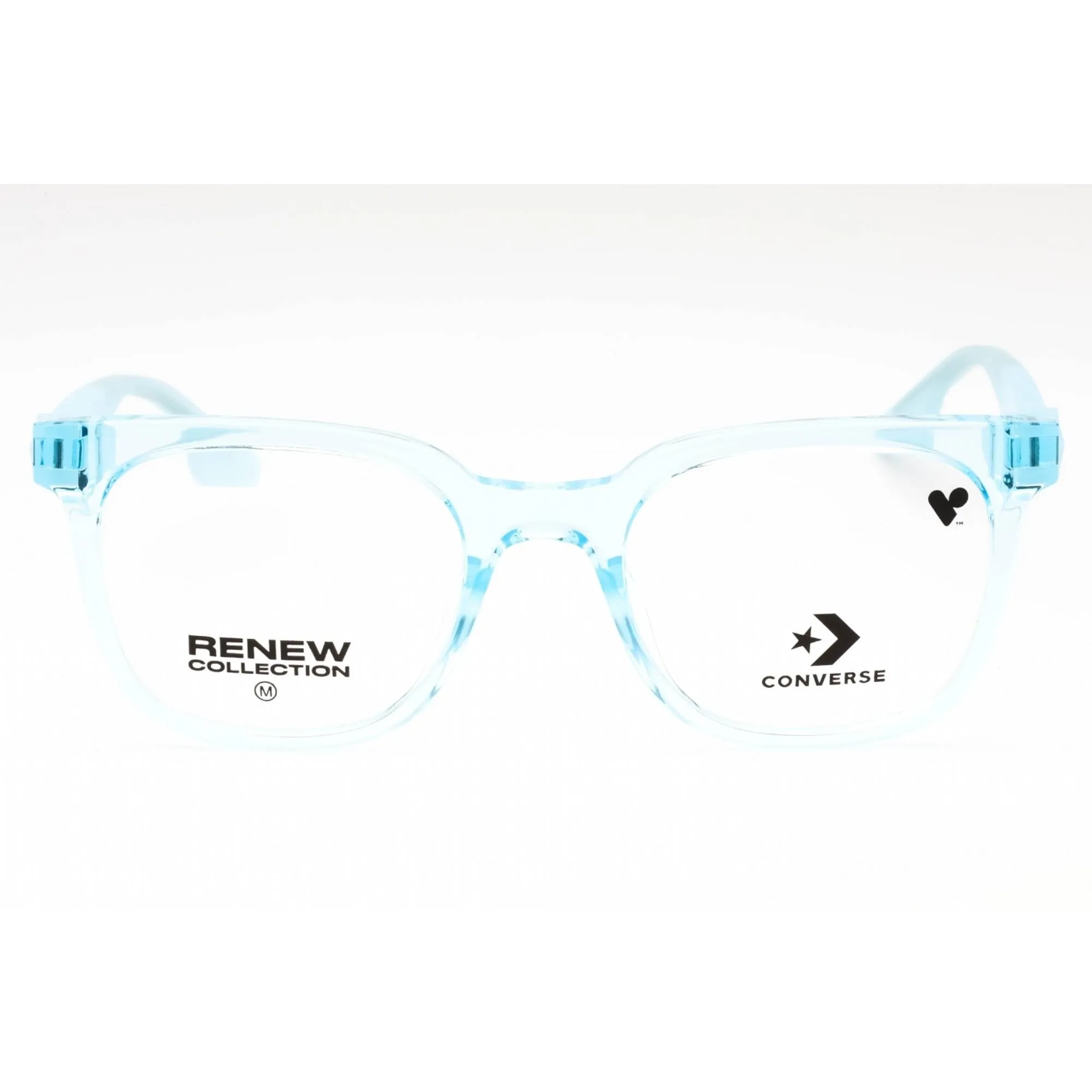 Converse Women's Eyeglasses - Crystal Aqua Mist Round Full Rim Frame | CV5078 454
