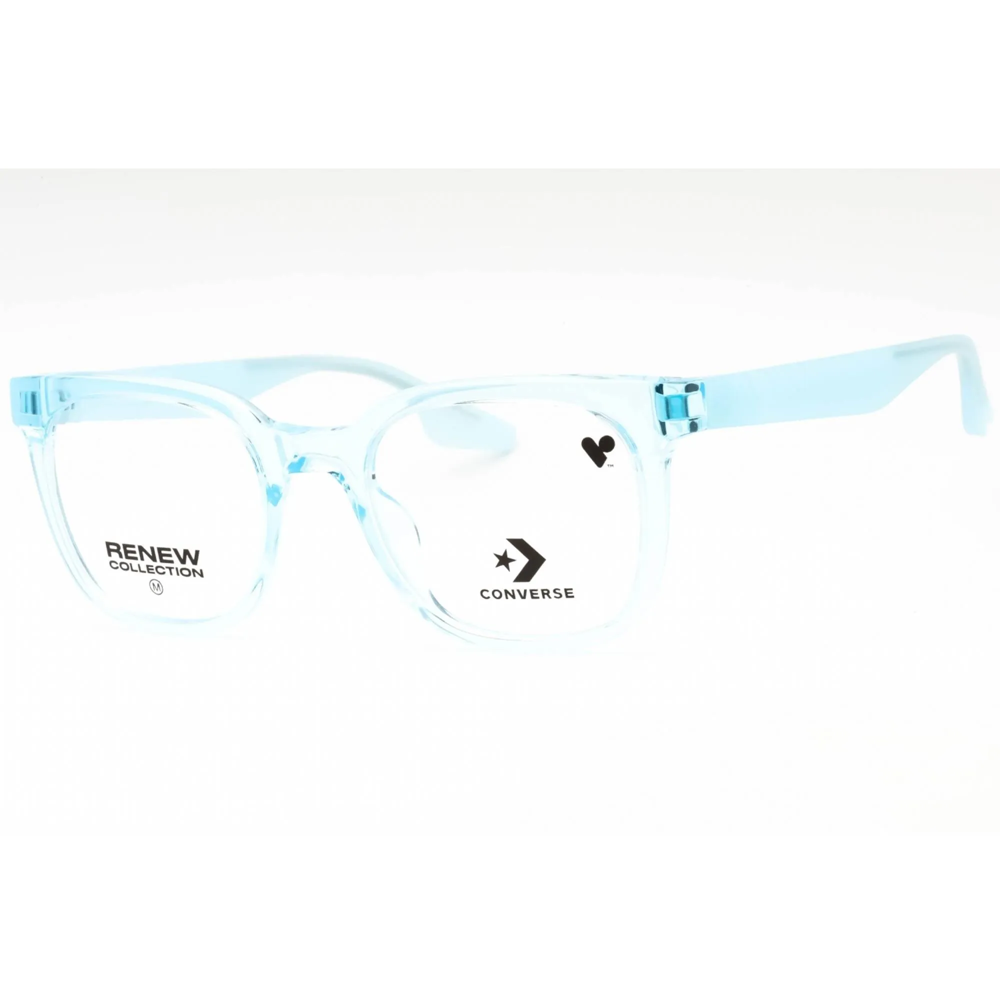 Converse Women's Eyeglasses - Crystal Aqua Mist Round Full Rim Frame | CV5078 454