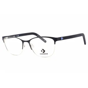 Converse Women's Eyeglasses - Half Rim Matte Obsidian Cat Eye Metal Frame | CV3017 411