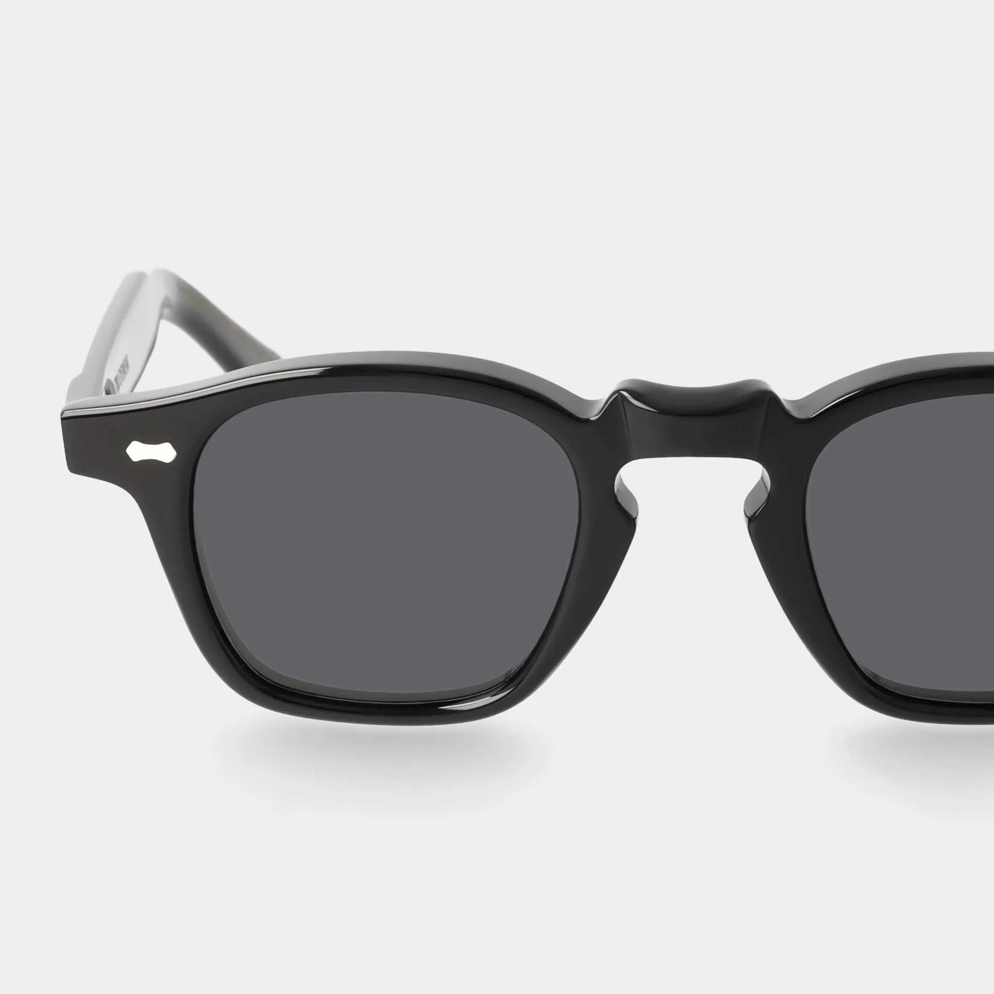 CORD ECO BLACK Sunglasses | Grey Lens