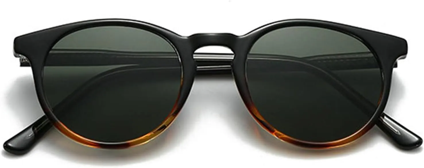 COTIA Classic Round Sunglasses for Men Women Vintage Small 90s Sun Glasses Fashion Retro Elegant Eyewear