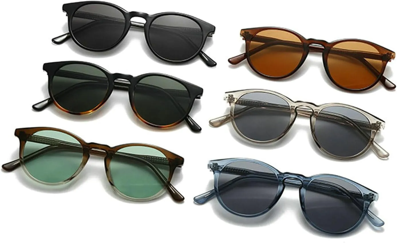 COTIA Classic Round Sunglasses for Men Women Vintage Small 90s Sun Glasses Fashion Retro Elegant Eyewear