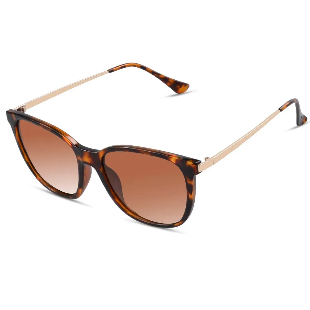 CRIXALIS Square Polarized Sunglasses UV400 Retro Design