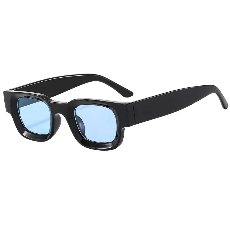 Cycling Rectangle Sunglasses Women Fashion Retro Brand Square Sun Glasses Men Classic Vintage Black Punk Shades UV400