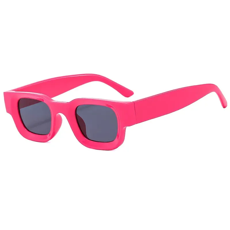 Cycling Rectangle Sunglasses Women Fashion Retro Brand Square Sun Glasses Men Classic Vintage Black Punk Shades UV400