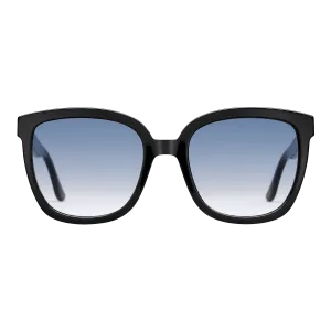 Daniel Wellington Grande Bio-Acetate Black Blue Sunglasses DW01100038