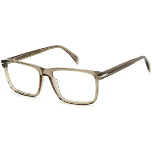 David Beckham Men's Eyeglasses - Nude Acetate Full Rim Rectangular | DB-1020 079U