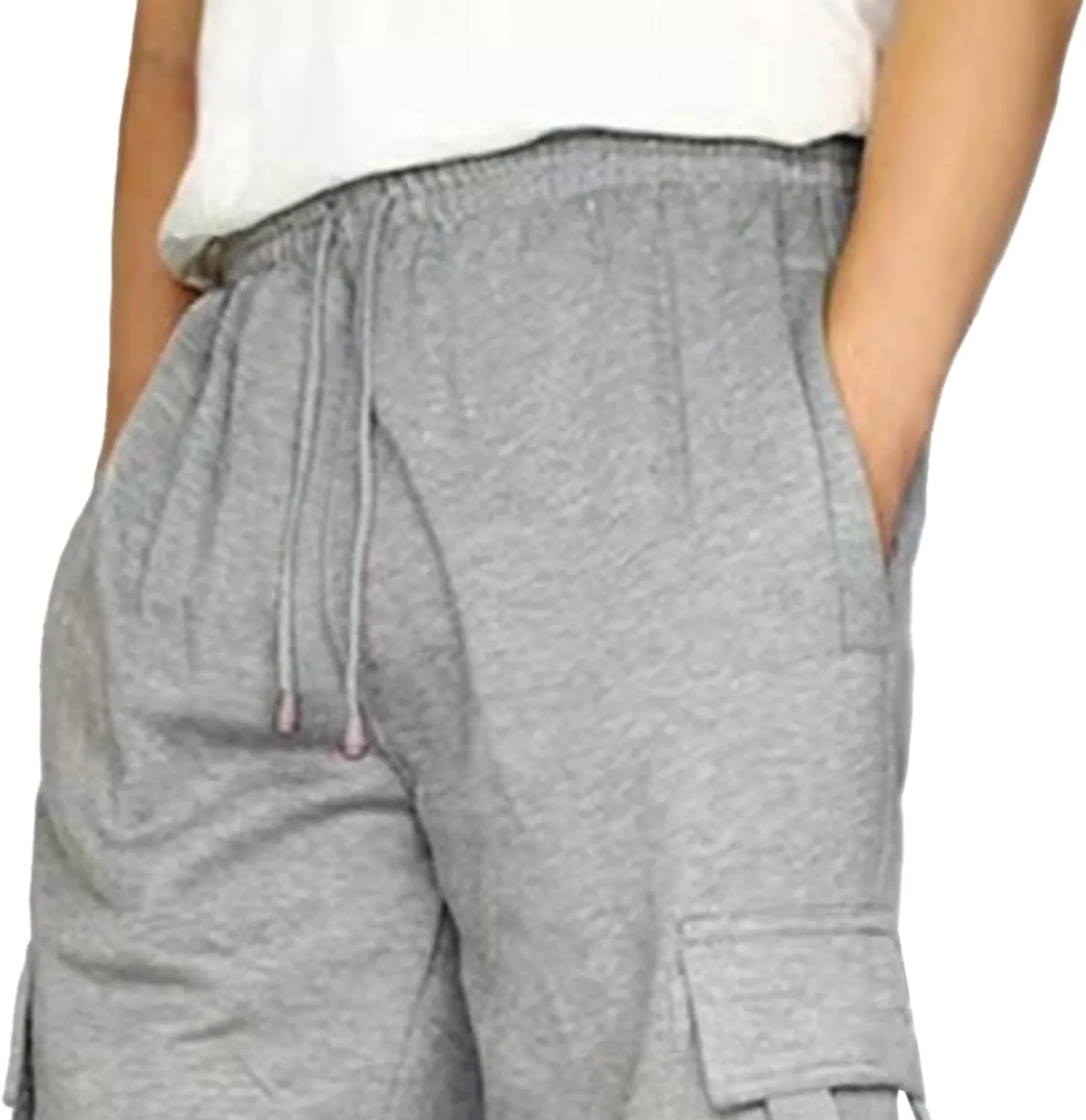 DGHM-JLMY Cargo Pants for Men Loose Fit Sports Outdoor Pants Casual Work Hiking Sweatpants Baggy Jogger Trousers
