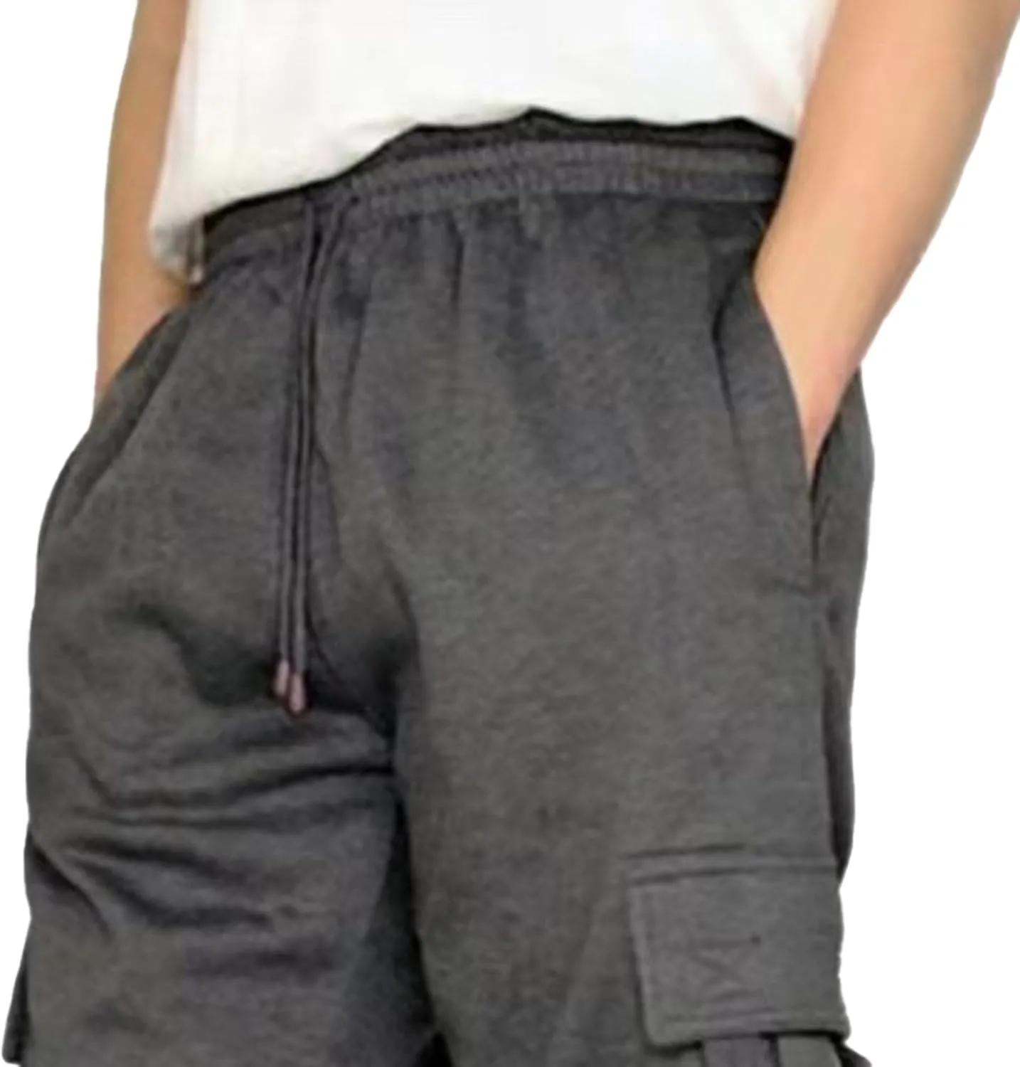 DGHM-JLMY Cargo Pants for Men Loose Fit Sports Outdoor Pants Casual Work Hiking Sweatpants Baggy Jogger Trousers