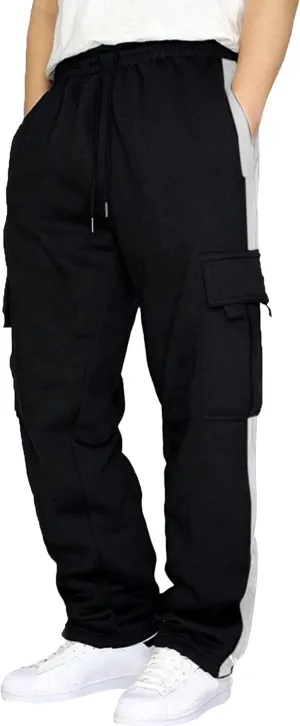 DGHM-JLMY Cargo Pants for Men Loose Fit Sports Outdoor Pants Casual Work Hiking Sweatpants Baggy Jogger Trousers