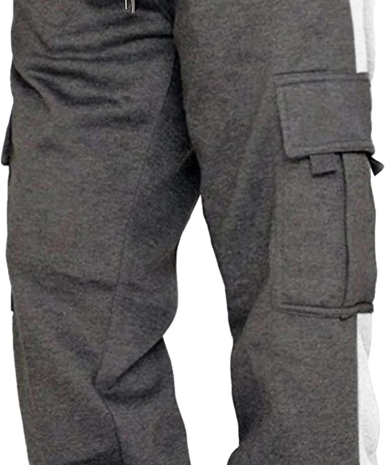 DGHM-JLMY Cargo Pants for Men Loose Fit Sports Outdoor Pants Casual Work Hiking Sweatpants Baggy Jogger Trousers
