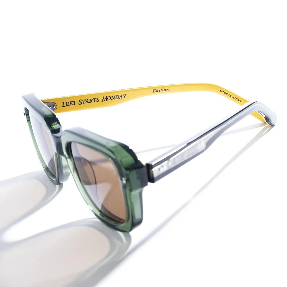 Diet Starts Monday KIIRO Sunglasses - Green