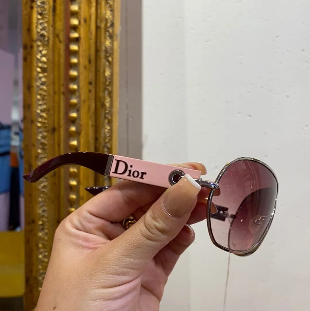 Dior Logo Sunglasses Pink ASL3803
