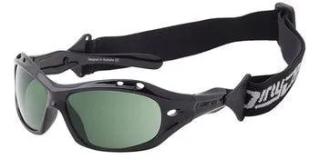 Dirty Dog Curl 2 Floating Wet Glass Black / Green Polarised