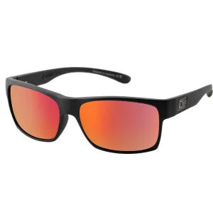 Dirty Dog Furnace Satin Black/Grey-Red Fusion Mirror Sunglasses