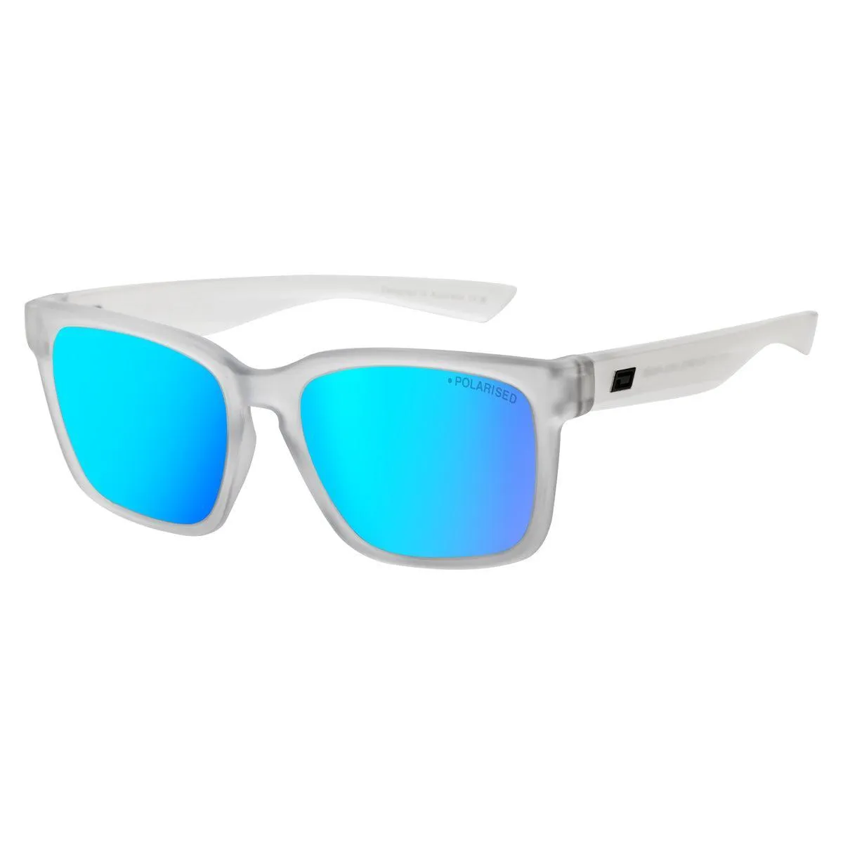 Dirty Dog Goat GREY/ICE BLUE MIRROR POLARISED- Crystal Satin