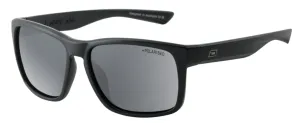 Dirty Dog -Hoodlum 53724 - Satin Black-Grey/Green Mirror Polarised