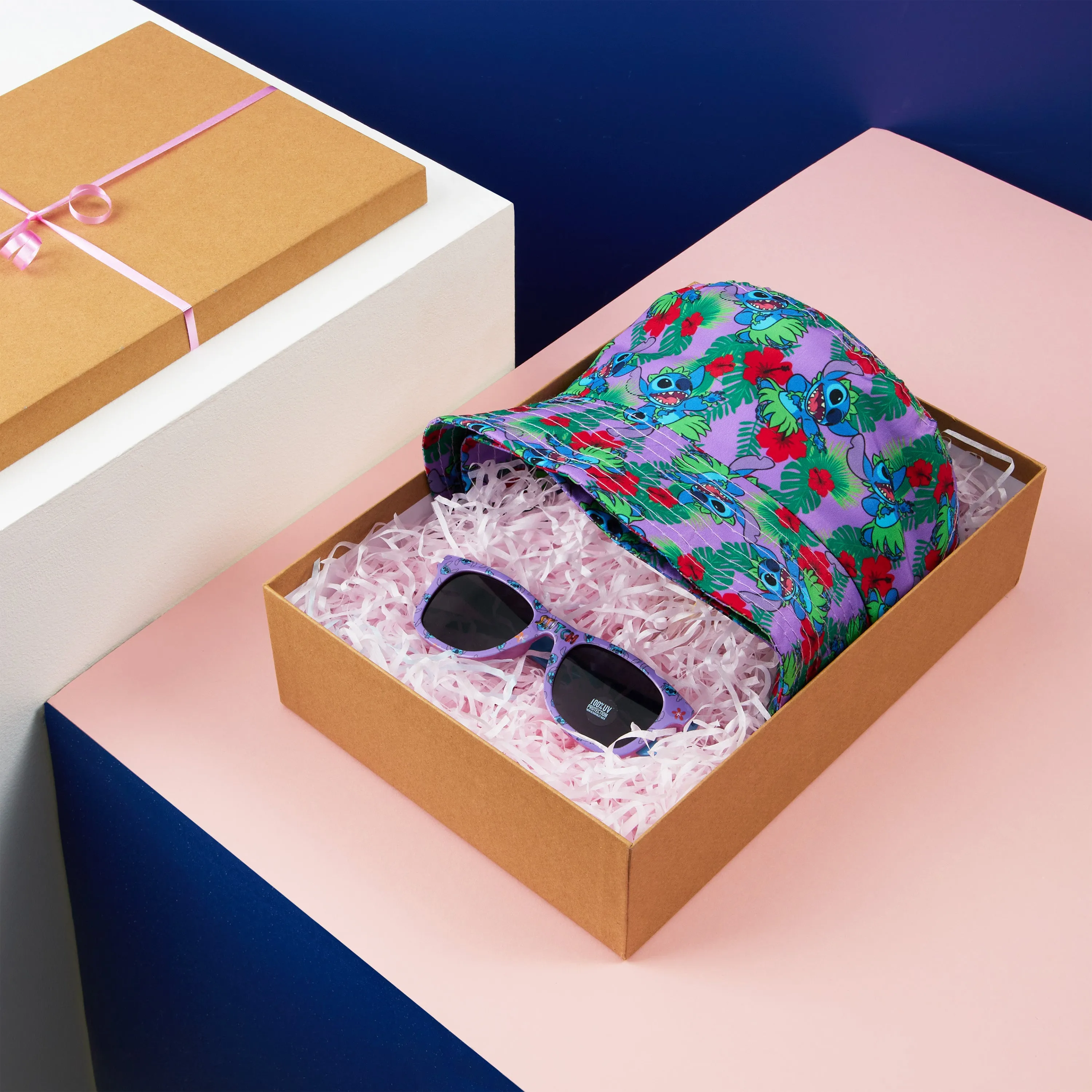 Disney Stitch Sunglasses and Bucket Hat & Sunglasses