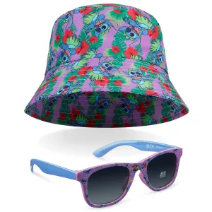 Disney Stitch Sunglasses and Bucket Hat & Sunglasses