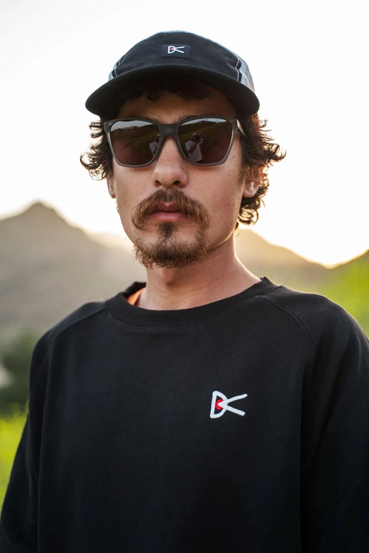 District Vision Keiichi Standard Grey D  Black Rose