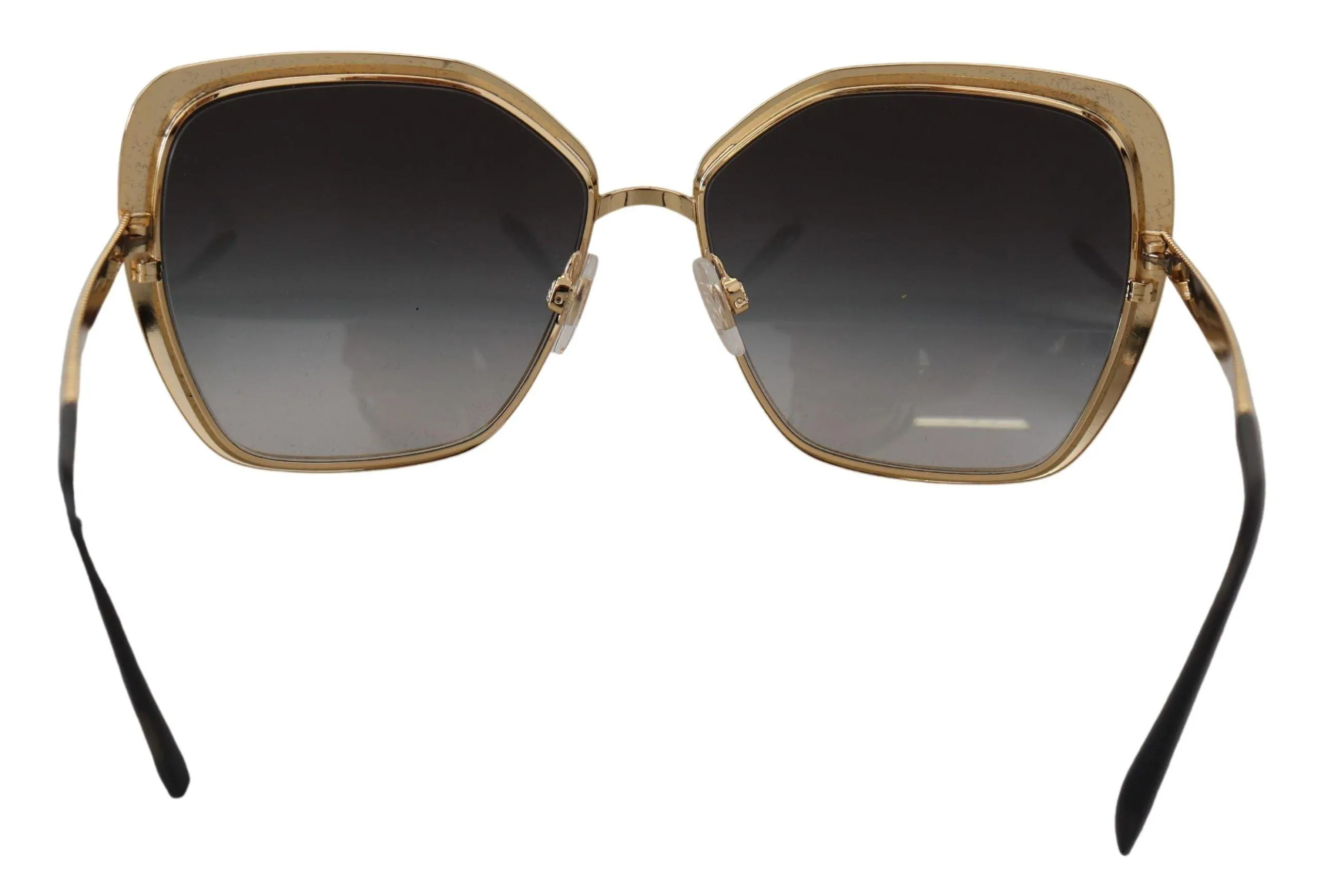 Dolce & Gabbana Black Metal Frame Gray Gradient Lenses DG2197 Sunglasses