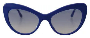 Dolce & Gabbana Blue Acetate Cat Eye Gradient Shades DG4307 Sunglasses