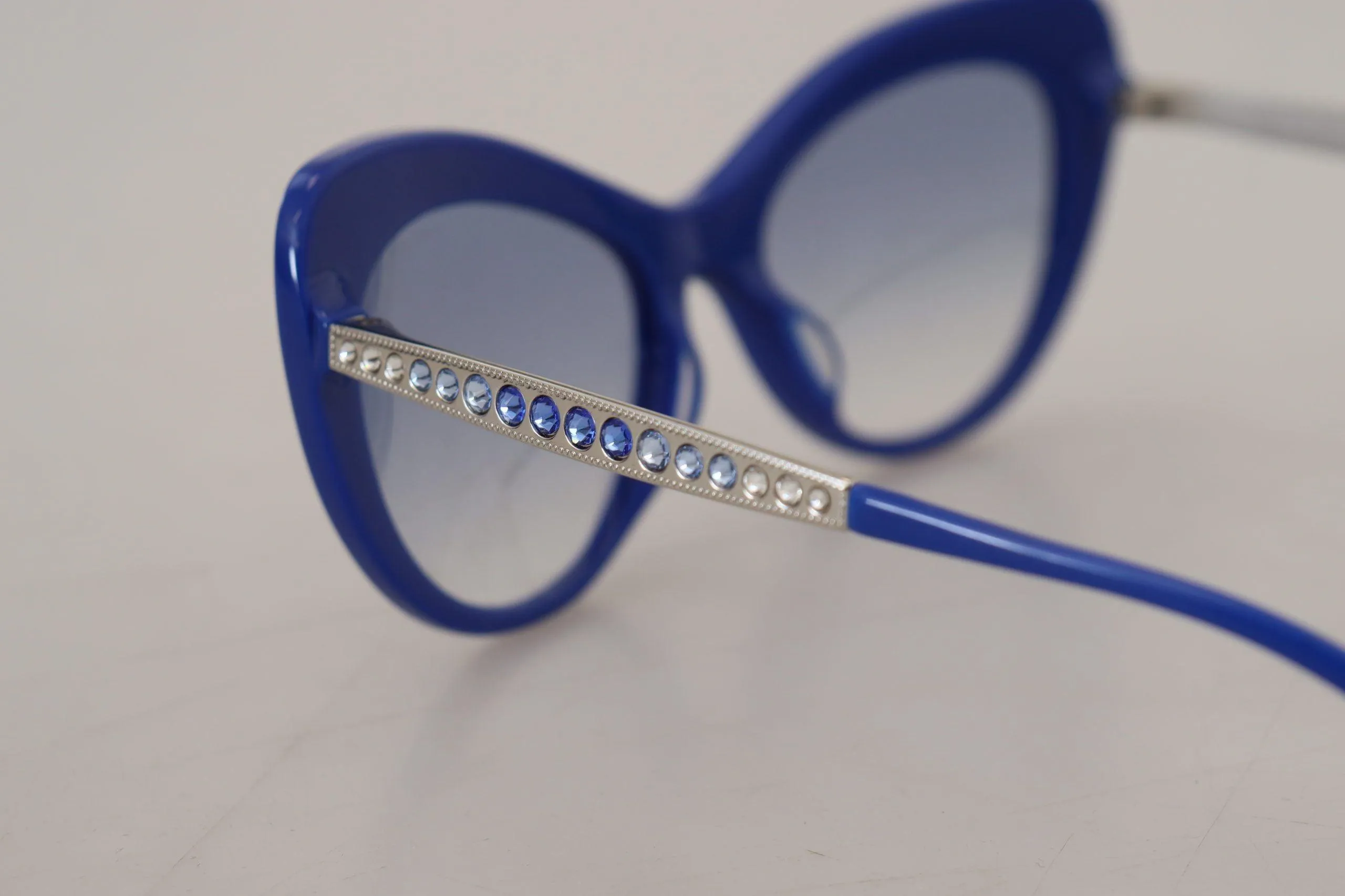 Dolce & Gabbana Blue Acetate Cat Eye Gradient Shades DG4307 Sunglasses