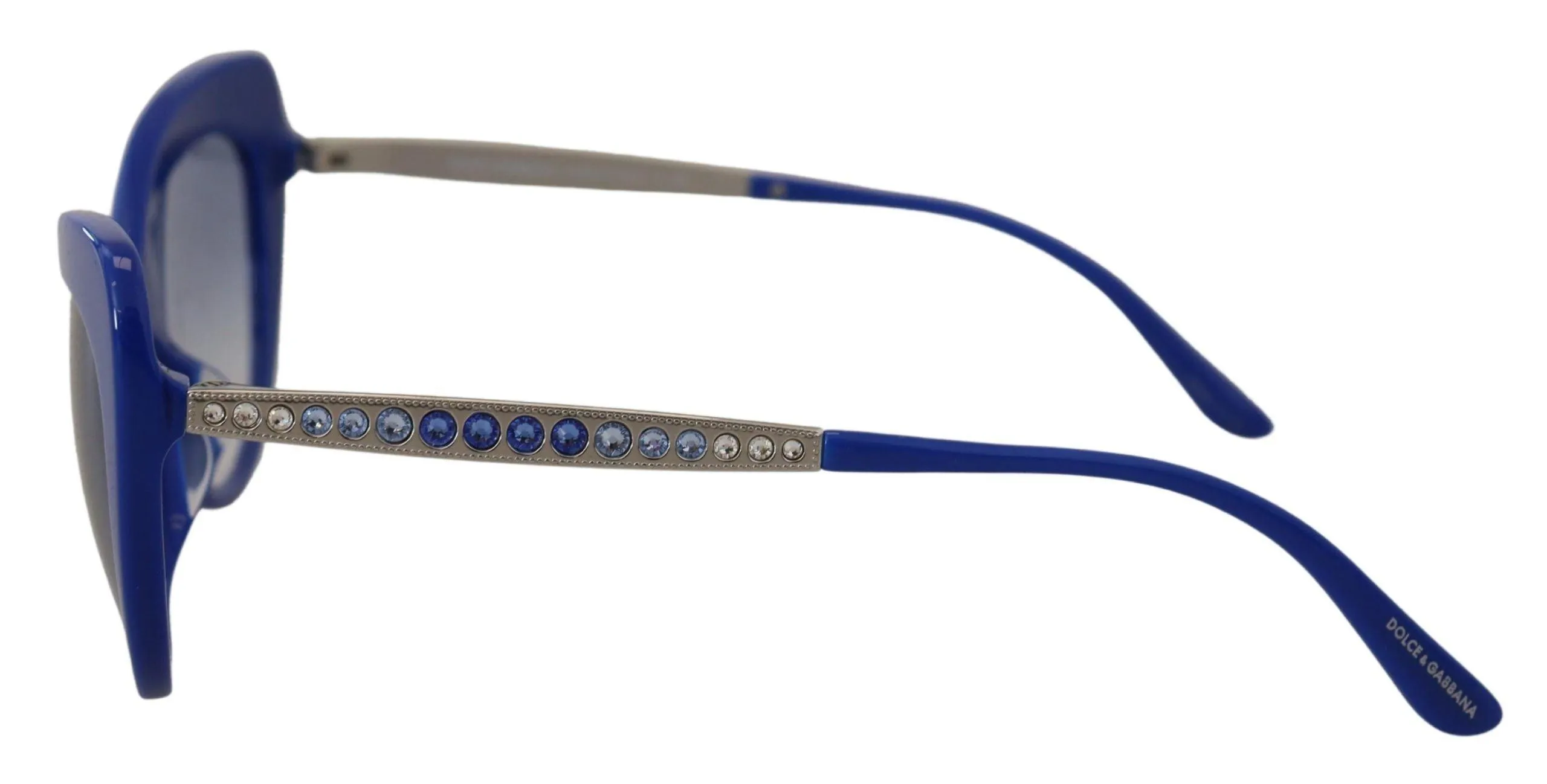 Dolce & Gabbana Blue Acetate Cat Eye Gradient Shades DG4307 Sunglasses