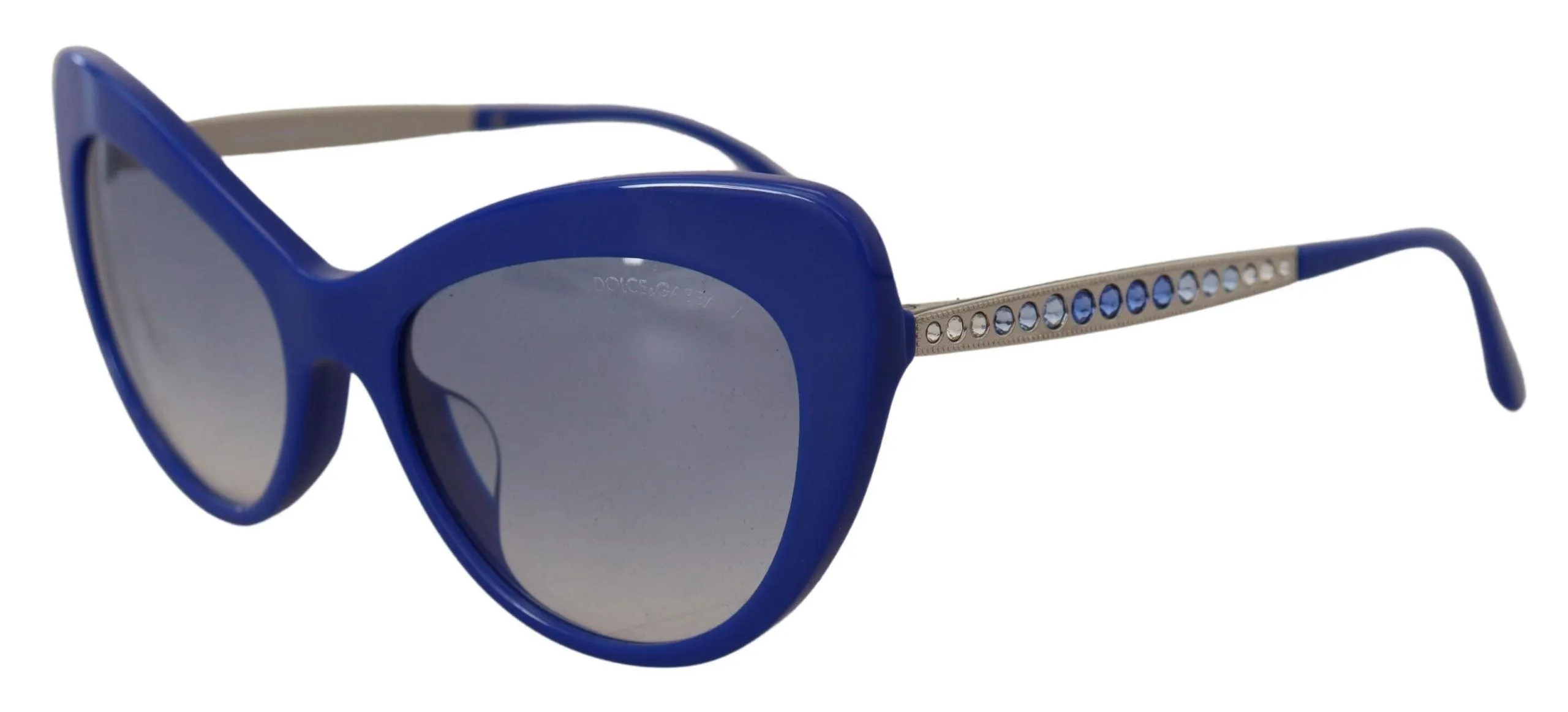 Dolce & Gabbana Blue Acetate Cat Eye Gradient Shades DG4307 Sunglasses