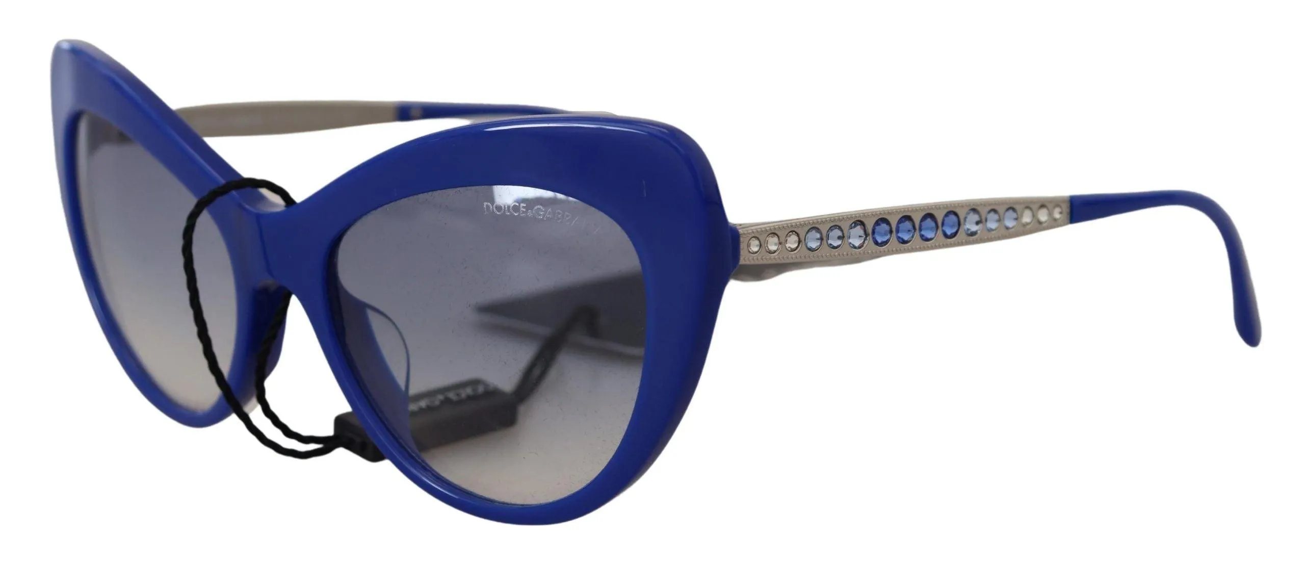 Dolce & Gabbana Blue Acetate Full Rim Cat Eye DG4307 Sunglasses