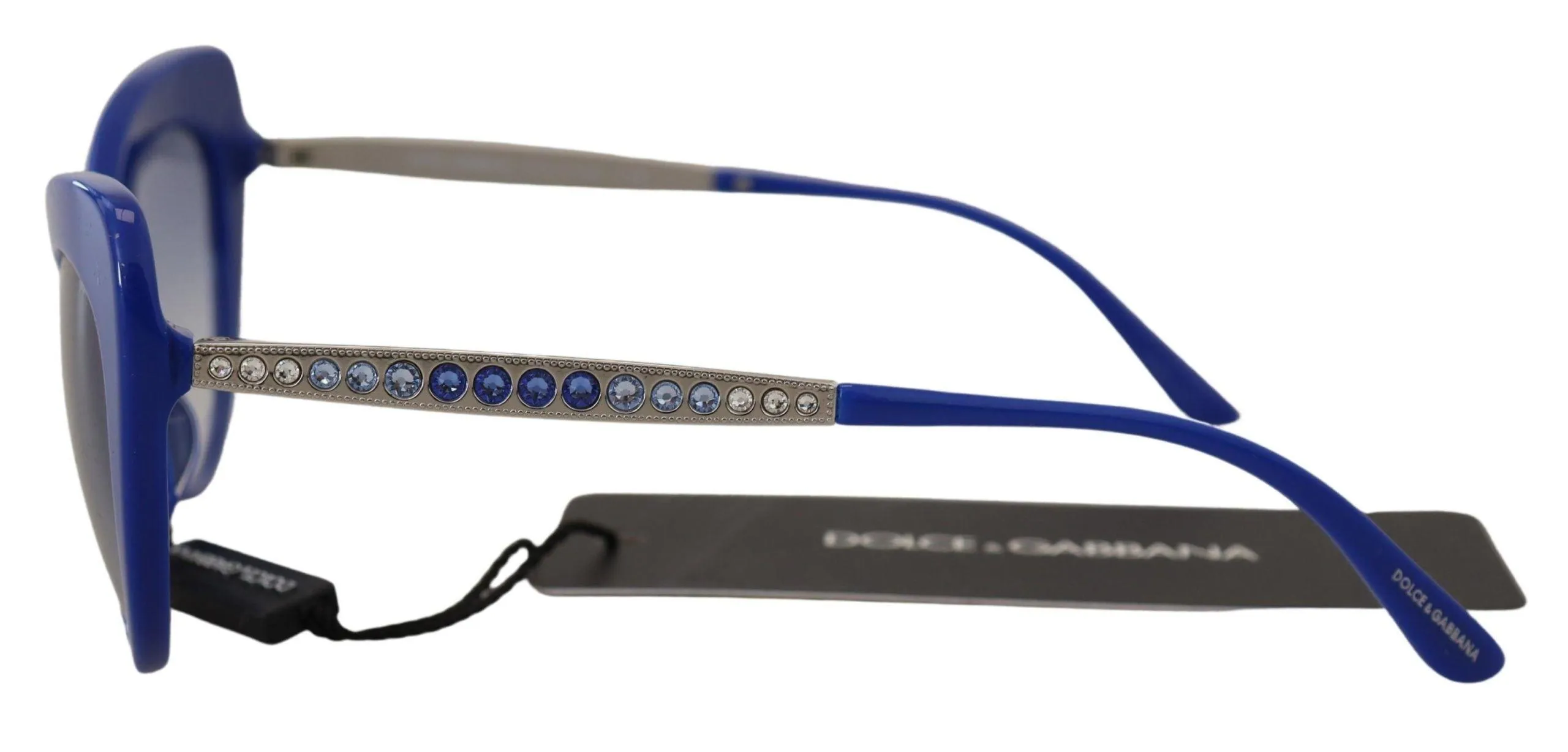 Dolce & Gabbana Blue Acetate Full Rim Cat Eye DG4307 Sunglasses