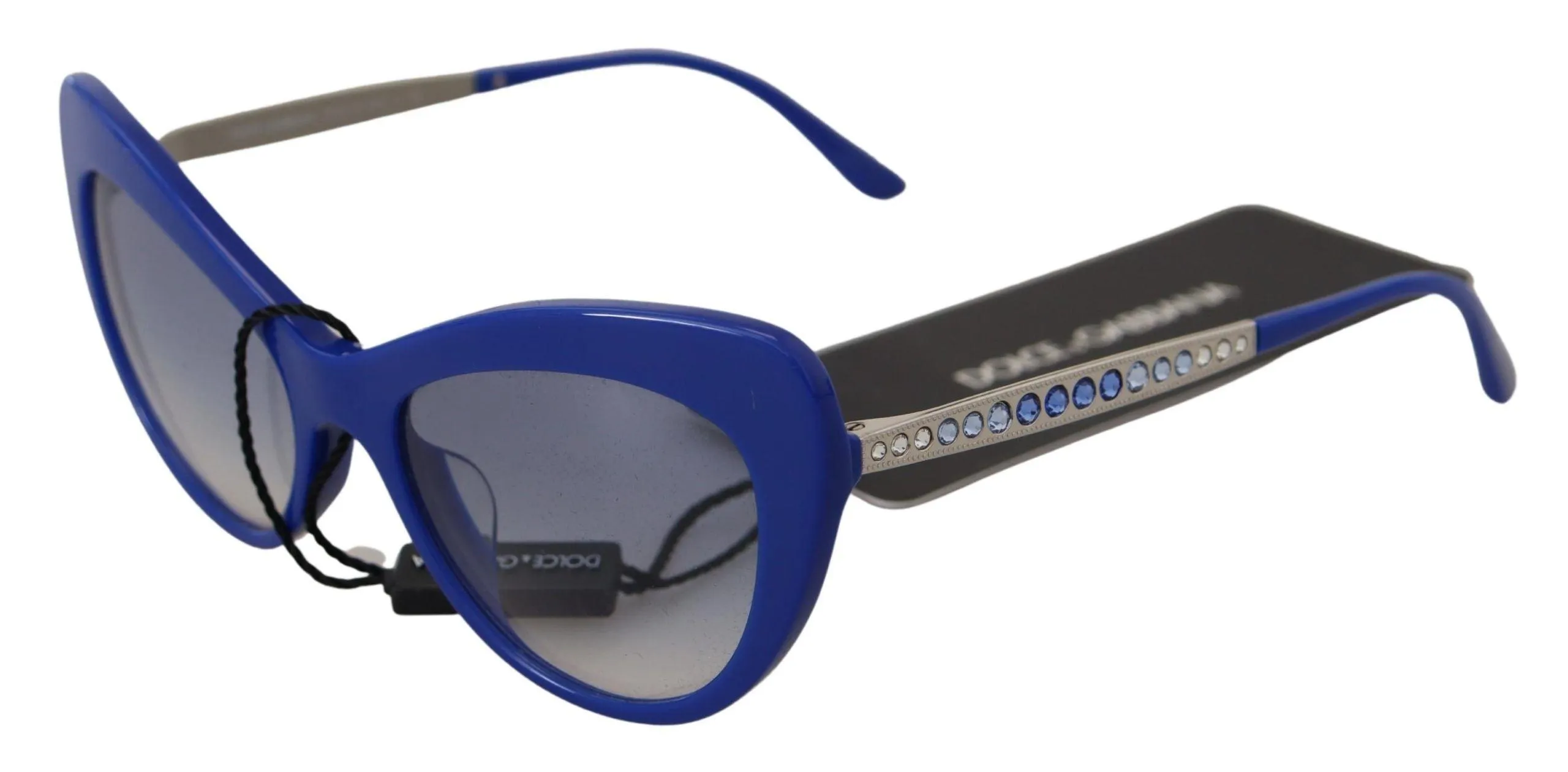 Dolce & Gabbana Blue Acetate Full Rim Cat Eye DG4307 Sunglasses