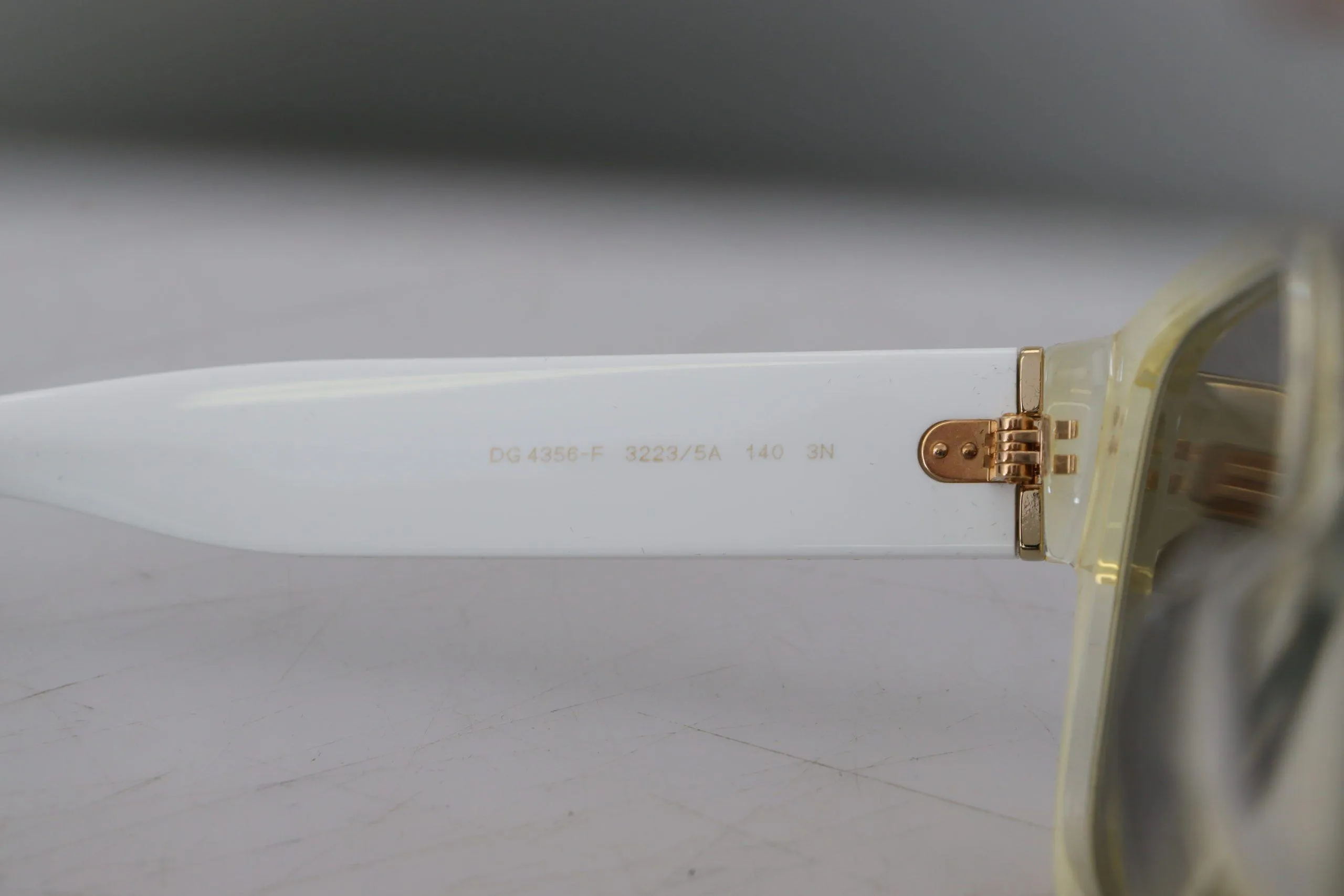 Dolce & Gabbana Elegant White Acetate Sunglasses for Women