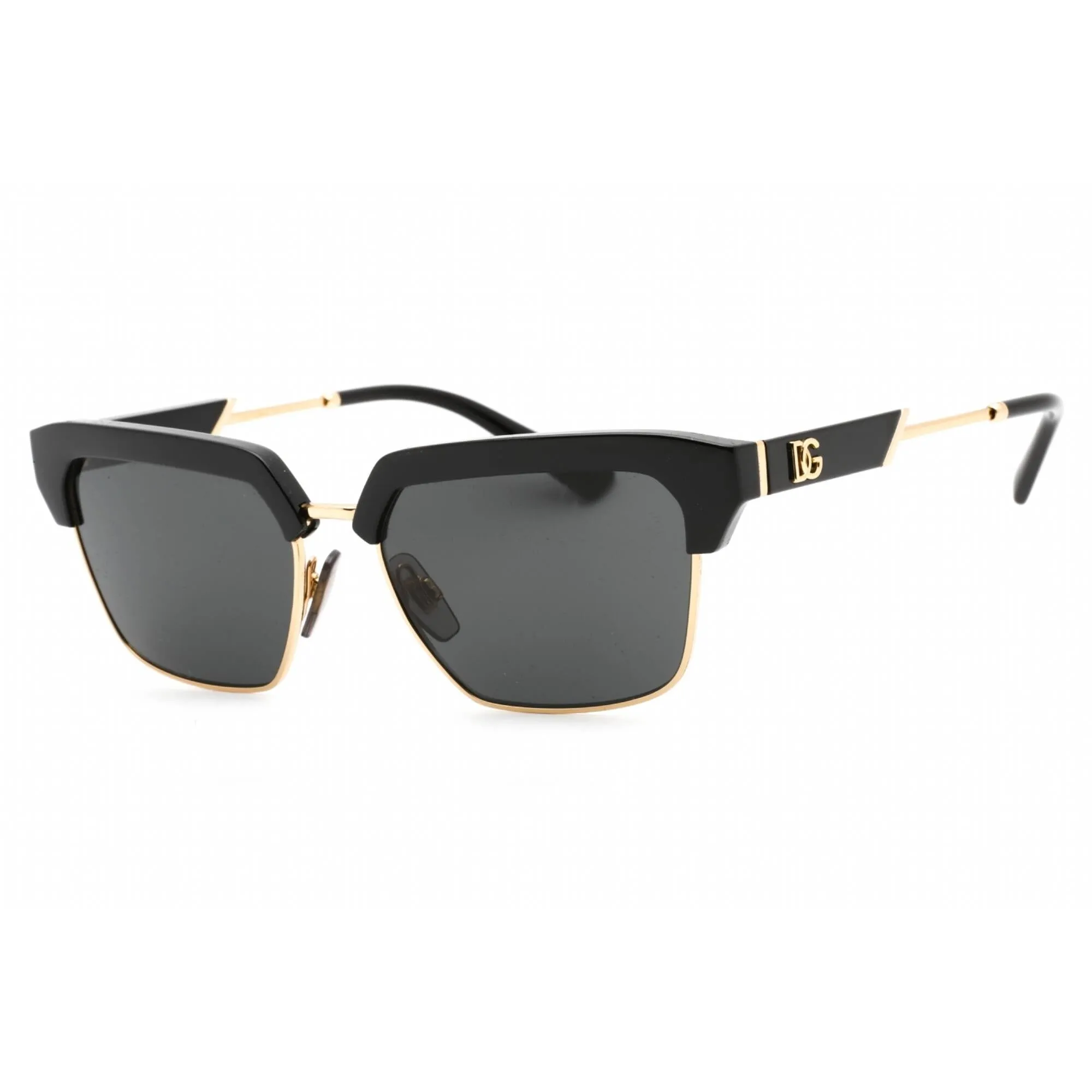 Dolce & Gabbana Men's Sunglasses - Black Metal Cat Eye Full Rim Frame | 0DG6185 501/87
