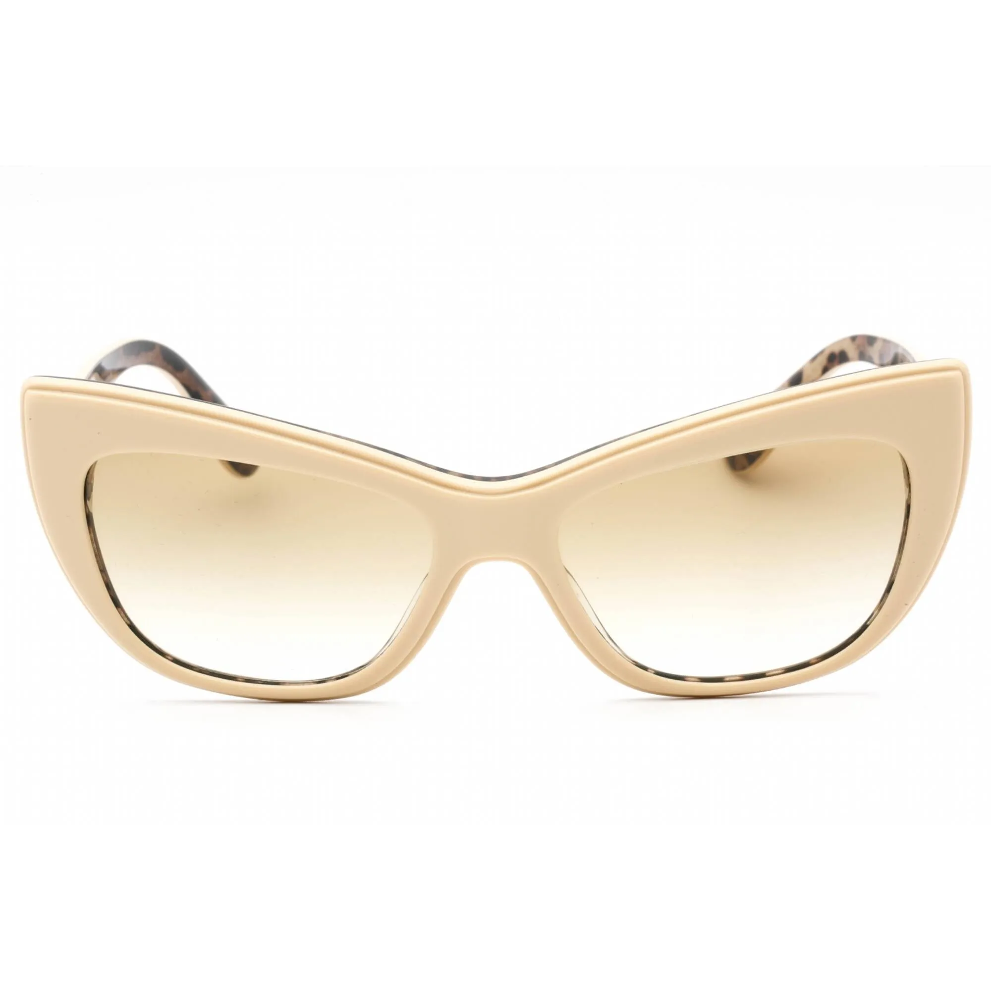 Dolce & Gabbana Women's Sunglasses - Beige Light Brown Cat Eye Frame | 0DG4417 338113