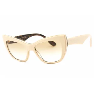 Dolce & Gabbana Women's Sunglasses - Beige Light Brown Cat Eye Frame | 0DG4417 338113
