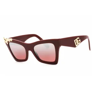 Dolce & Gabbana Women's Sunglasses - Bordeaux Plastic Cat Eye Frame | 0Dg4434 30917E