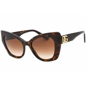 Dolce & Gabbana Women's Sunglasses - Dark Havana Cat Eye Frame | 0DG4405 502/13