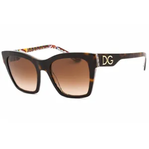 Dolce & Gabbana Women's Sunglasses - Havana Cat Eye Full Rim Frame | 0DG4384 321773