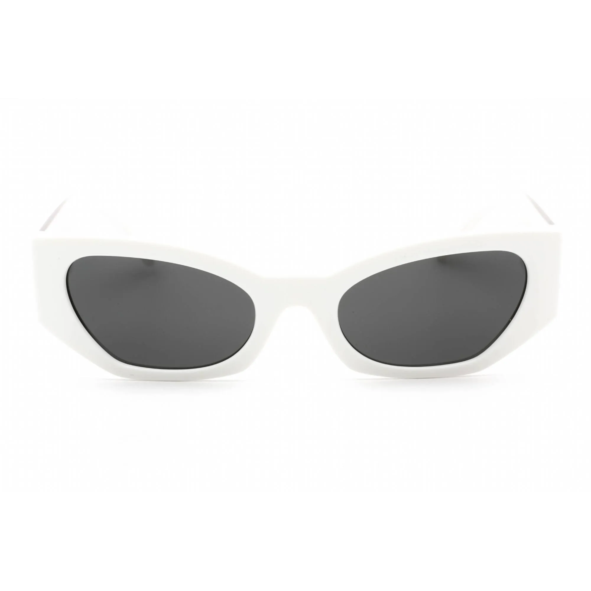 Dolce & Gabbana Women's Sunglasses - White Cat Eye Frame Grey Lens | 0DG6186 331287