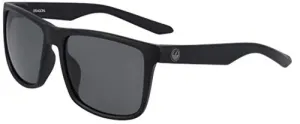 Dragon Alliance Meridien LL H2O Sunglasses, Matte Black H2O Frame LL Grey Polar Lens