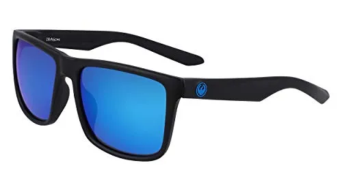 Dragon Alliance Meridien LL H2O Sunglasses, Matte Black H2O Frame LL Grey Polar Lens
