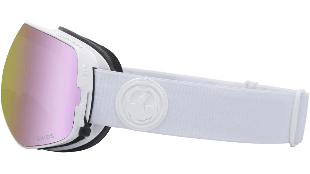 Dragon Alliance X2S Whiteout/Lumalens Pink Ion Snow Goggles