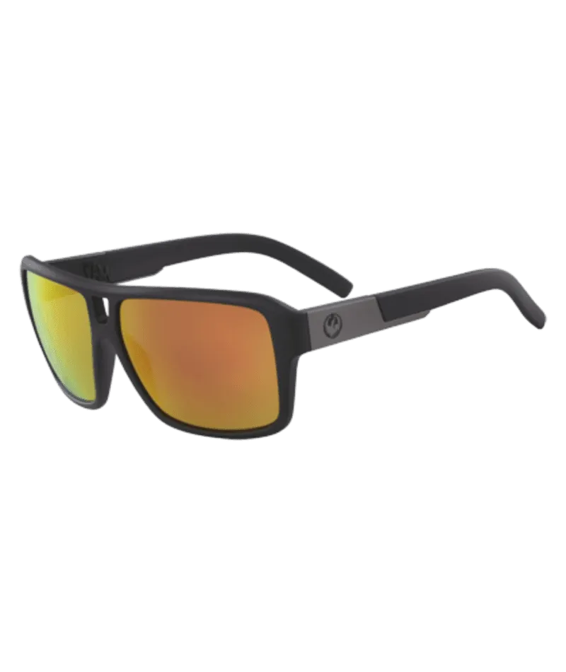 DRAGON The Jam Matte Black - Lumalens Red Ion Sunglasses