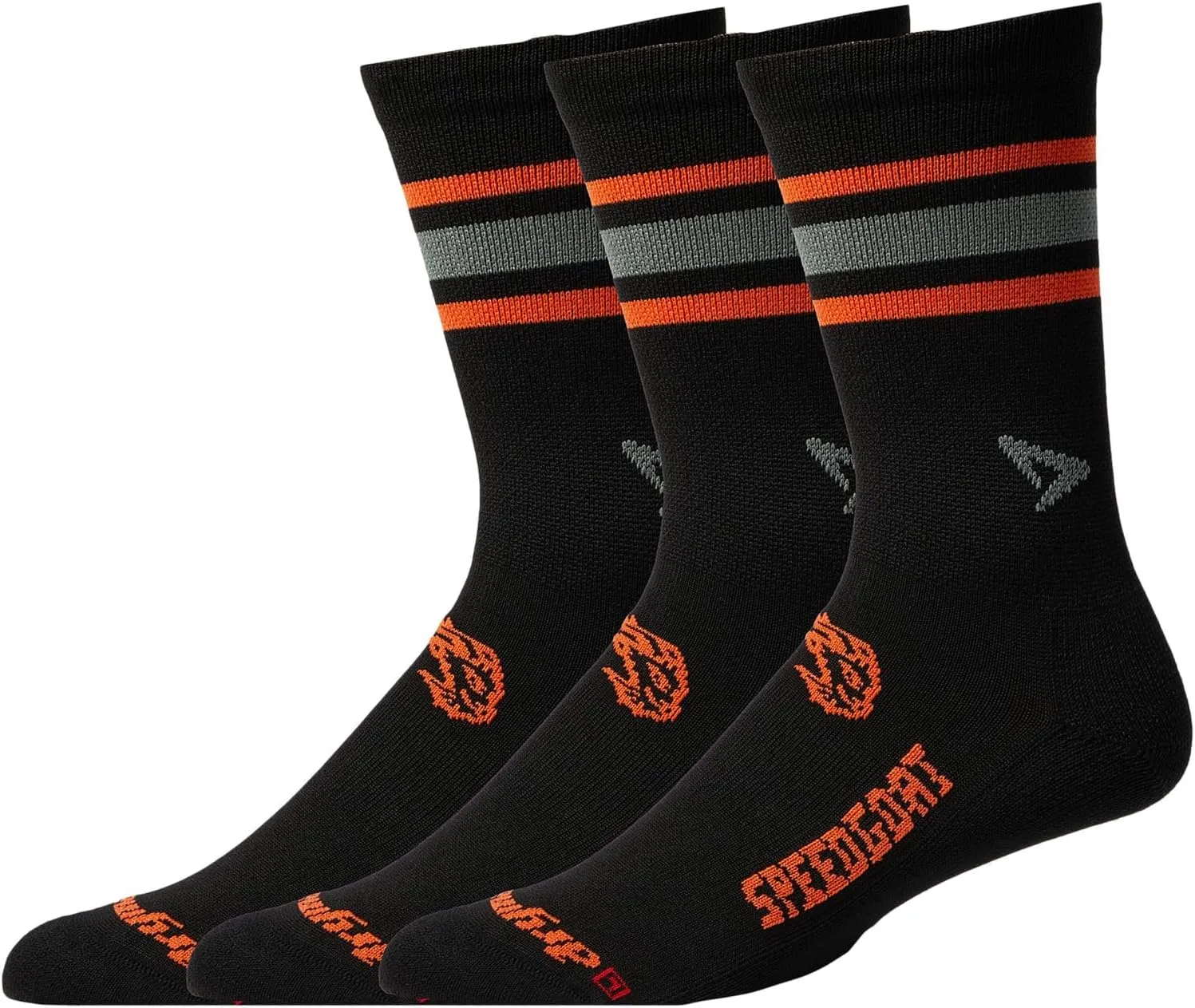 Drymax Lite Trail Running Speedgoat Crew 3-Pack - Unisex Socks - Crew Socks - Double Knit Cuffs - Arch Band