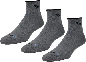 Drymax unisex-adult Trail Running 1/4 Crew Turndown Leg 3-pack