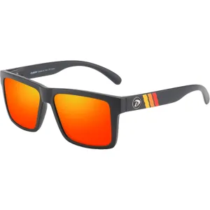 Dubery Polarized Sunglasses 100% UV Protection Black / Red D805 C4